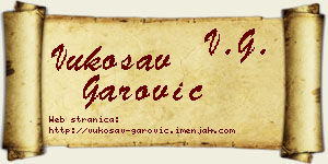 Vukosav Garović vizit kartica